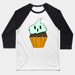 Ghost Cupcake Baseball T-Shirt